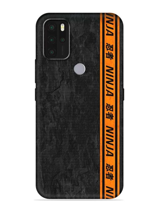 Ninja Srtips Embossed Soft Silicone Case for Micromax In Note 1 Zapvi