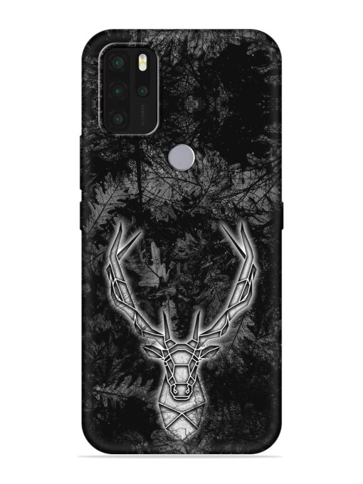 Ancient Deer Embossed Soft Silicone Case for Micromax In Note 1 Zapvi