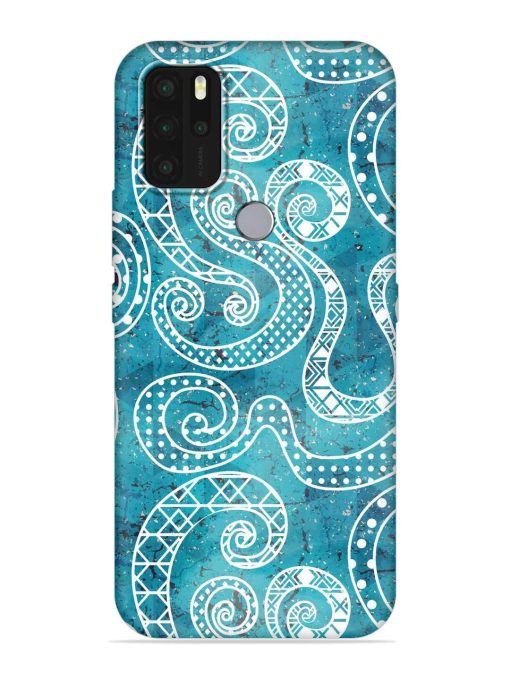 Vintage Curved Seamless Embossed Soft Silicone Case for Micromax In Note 1 Zapvi