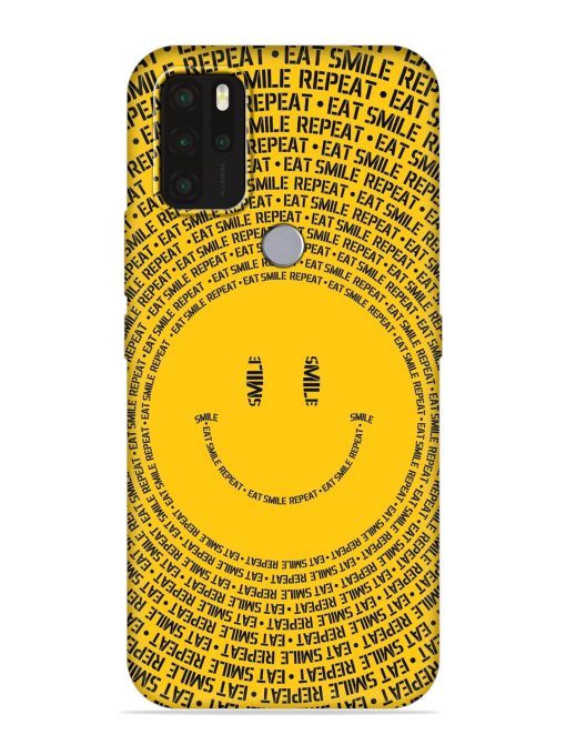 Smiley Embossed Soft Silicone Case for Micromax In Note 1