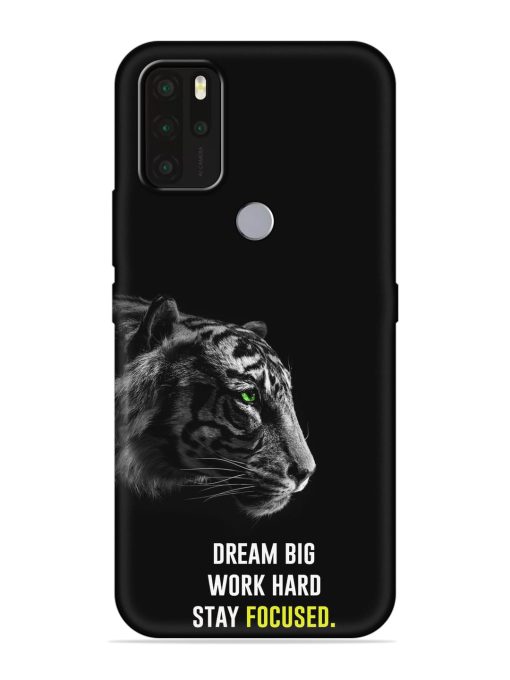 Dream Big Work Hard Embossed Soft Silicone Case for Micromax In Note 1 Zapvi