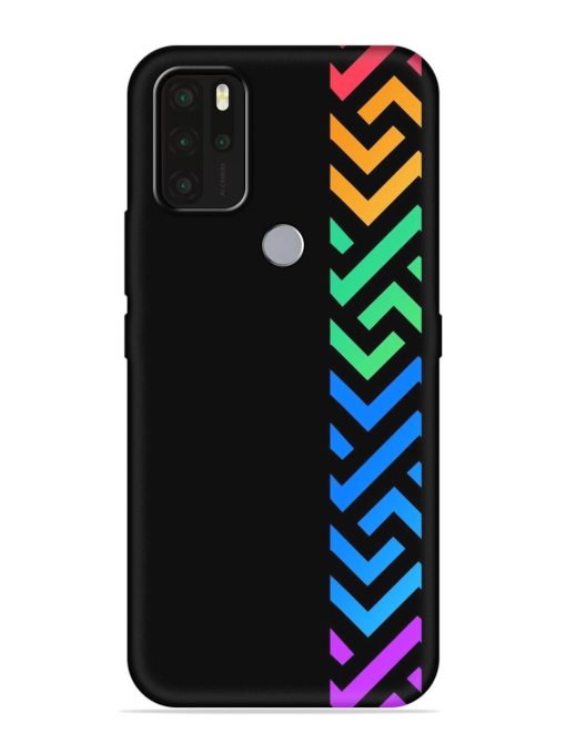 Colorshape Stripes Embossed Soft Silicone Case for Micromax In Note 1