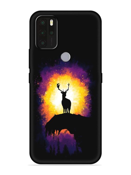 Elk Animal Art Embossed Soft Silicone Case for Micromax In Note 1