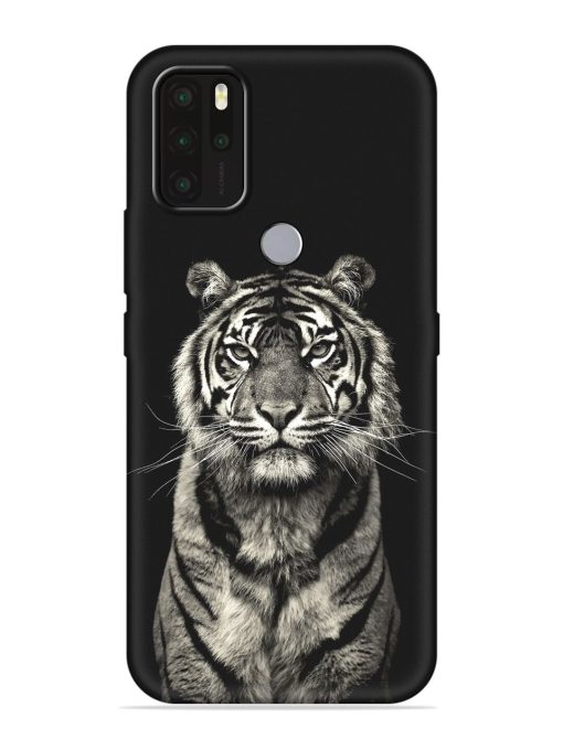 Tiger Art Embossed Soft Silicone Case for Micromax In Note 1