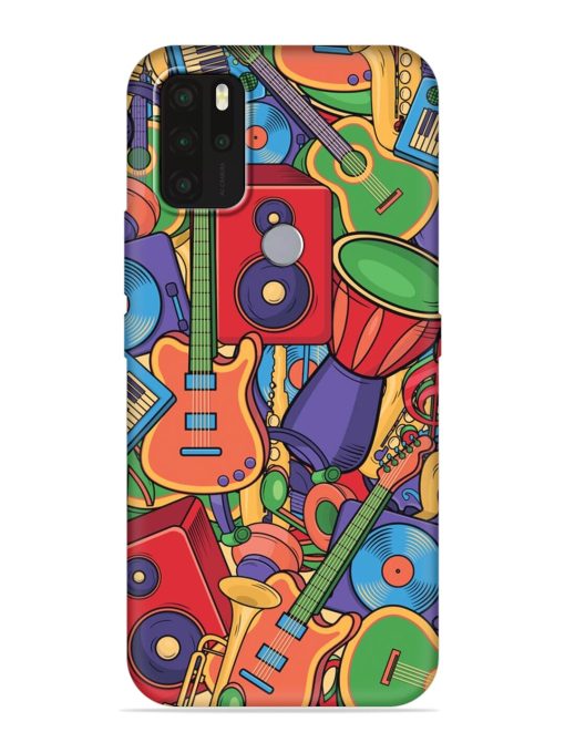 Colorful Music Art Embossed Soft Silicone Case for Micromax In Note 1