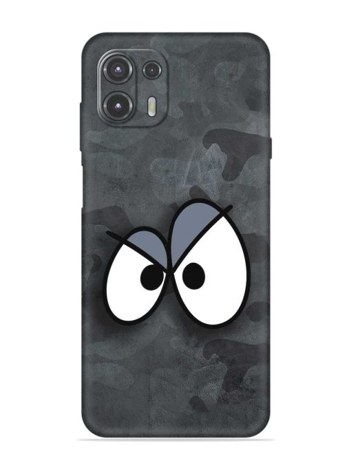 Big Eyes Night Mode Embossed Soft Silicone Case for Motorola Edge 20 Fusion Zapvi