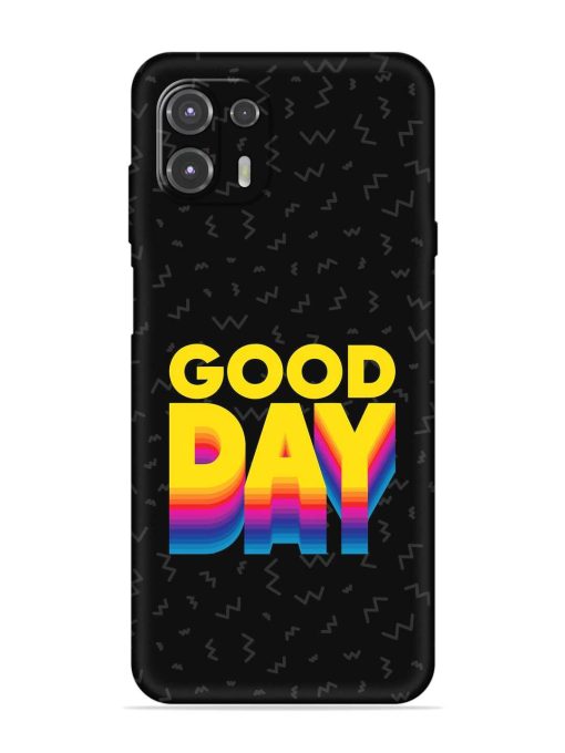 Good Day Embossed Soft Silicone Case for Motorola Edge 20 Fusion Zapvi