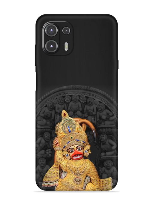 Indian Gold Hanuman Embossed Soft Silicone Case for Motorola Edge 20 Fusion