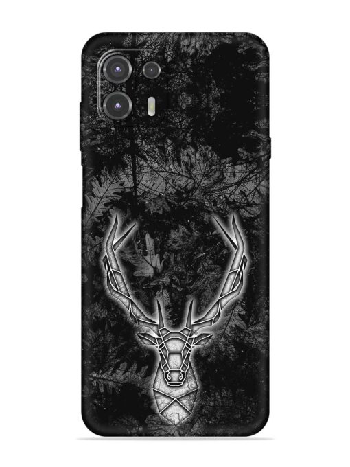 Ancient Deer Embossed Soft Silicone Case for Motorola Edge 20 Fusion Zapvi