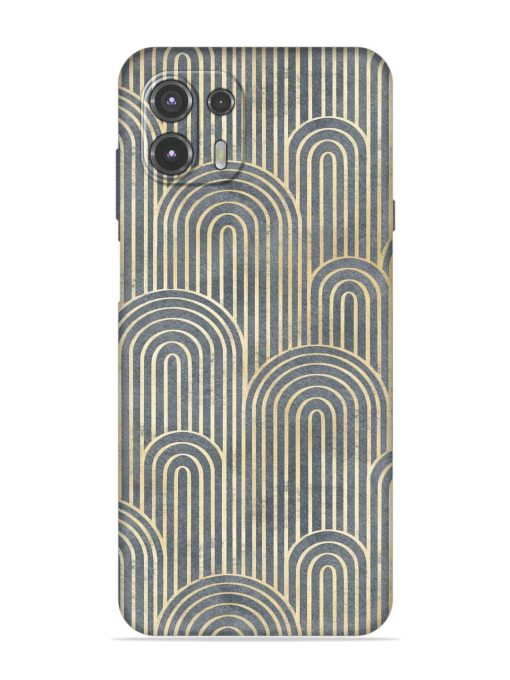 Art Deco Style Embossed Soft Silicone Case for Motorola Edge 20 Fusion Zapvi