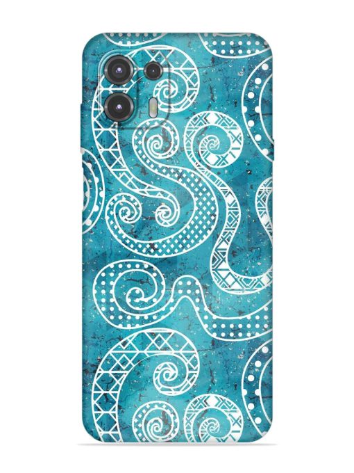 Vintage Curved Seamless Embossed Soft Silicone Case for Motorola Edge 20 Fusion