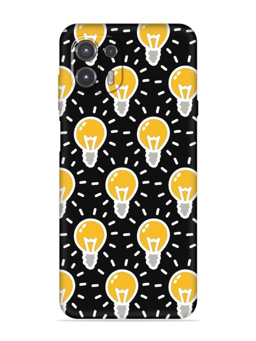 Light Bulb Seamless Embossed Soft Silicone Case for Motorola Edge 20 Fusion Zapvi