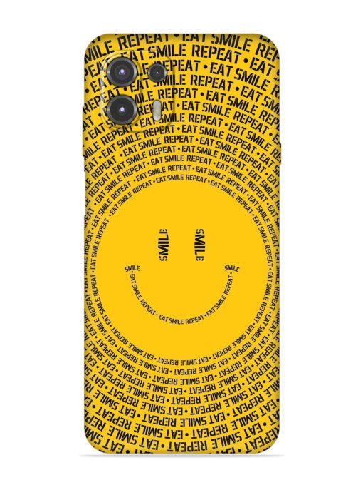 Smiley Embossed Soft Silicone Case for Motorola Edge 20 Fusion