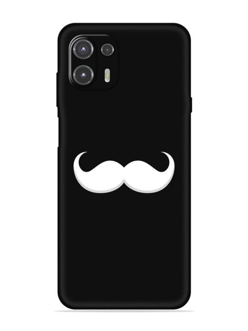 Mustache Vector Embossed Soft Silicone Case for Motorola Edge 20 Fusion Zapvi