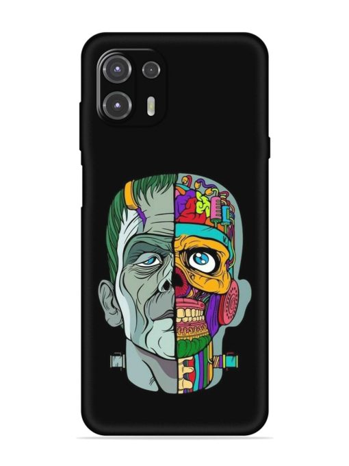 Men Vs Skull Embossed Soft Silicone Case for Motorola Edge 20 Fusion Zapvi