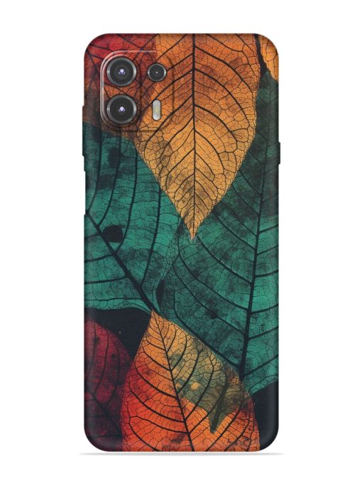 Leaves Artwork Embossed Soft Silicone Case for Motorola Edge 20 Fusion Zapvi