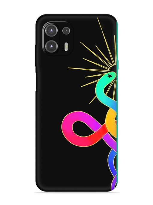 Art Geometric Abstraction Embossed Soft Silicone Case for Motorola Edge 20 Fusion Zapvi