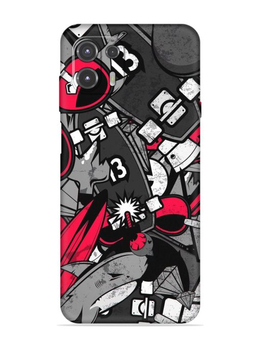 Fictional Doodle Embossed Soft Silicone Case for Motorola Edge 20 Fusion Zapvi