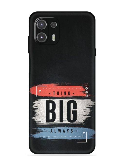 Think Big Always Embossed Soft Silicone Case for Motorola Edge 20 Fusion Zapvi