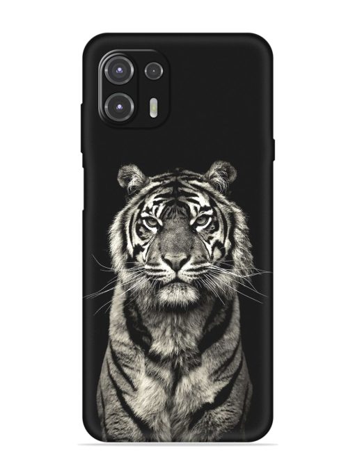 Tiger Art Embossed Soft Silicone Case for Motorola Edge 20 Fusion Zapvi