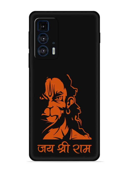 Angry Hanuman Embossed Soft Silicone Case for Motorola Edge 20 Pro Zapvi