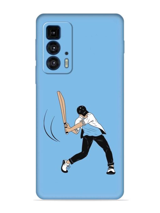 Cricket Gully Boy Embossed Soft Silicone Case for Motorola Edge 20 Pro Zapvi