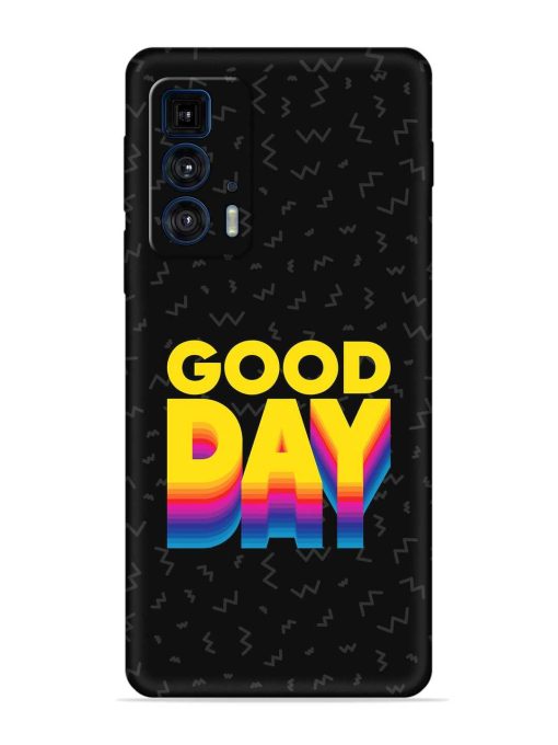 Good Day Embossed Soft Silicone Case for Motorola Edge 20 Pro Zapvi