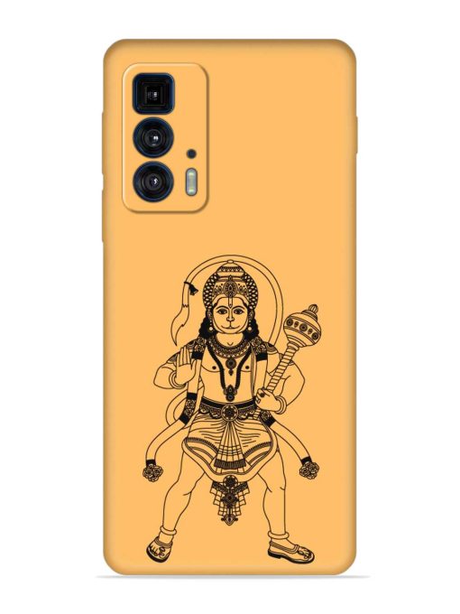 Indian God Hanuman Embossed Soft Silicone Case for Motorola Edge 20 Pro Zapvi