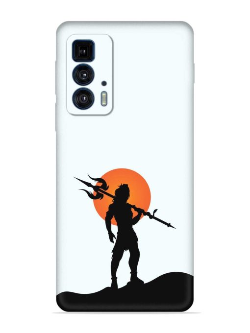 Lord Mahadev Trendy Embossed Soft Silicone Case for Motorola Edge 20 Pro Zapvi