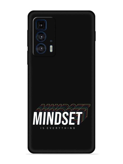 Mindset Everything Slogan Embossed Soft Silicone Case for Motorola Edge 20 Pro Zapvi