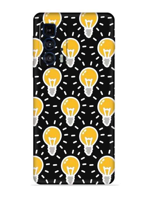 Light Bulb Seamless Embossed Soft Silicone Case for Motorola Edge 20 Pro Zapvi