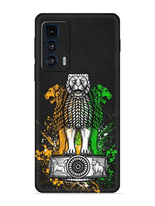 Pillars Of Ashoka Embossed Soft Silicone Case for Motorola Edge 20 Pro Zapvi