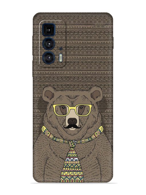 Grizzly Bear Embossed Soft Silicone Case for Motorola Edge 20 Pro Zapvi