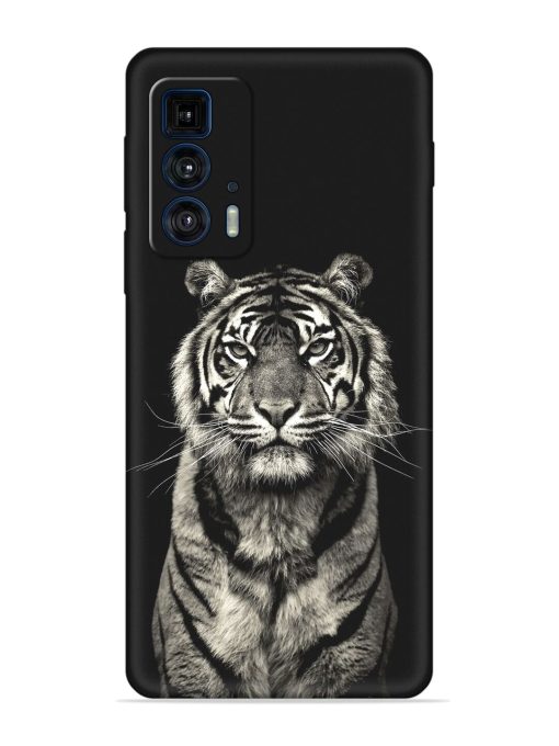 Tiger Art Embossed Soft Silicone Case for Motorola Edge 20 Pro