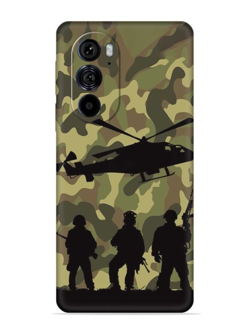 Army Heros Embossed Soft Silicone Case for Motorola Edge 30 Pro Zapvi