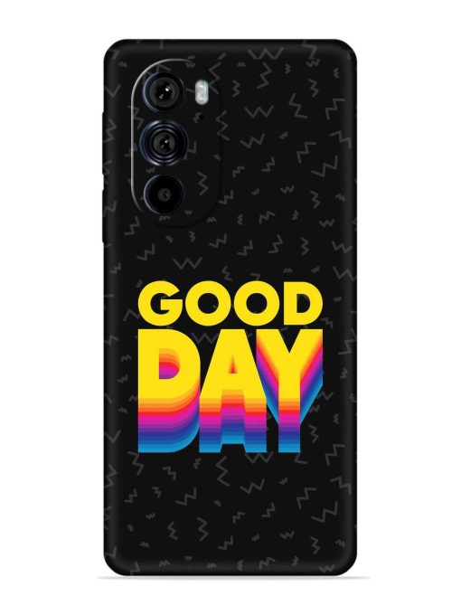 Good Day Embossed Soft Silicone Case for Motorola Edge 30 Pro Zapvi