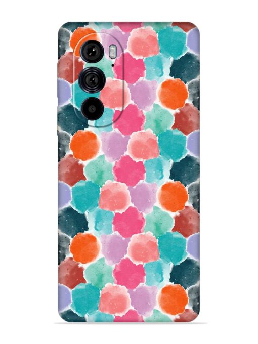 Colorful Seamless Pattern Embossed Soft Silicone Case for Motorola Edge 30 Pro Zapvi