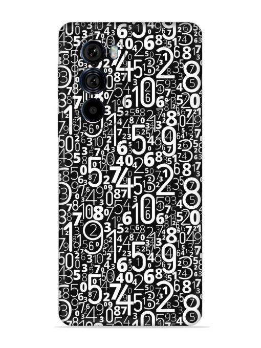 Many Numbers Different Embossed Soft Silicone Case for Motorola Edge 30 Pro Zapvi