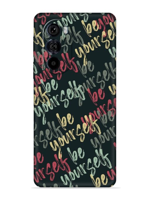 Yourself Seamless Embossed Soft Silicone Case for Motorola Edge 30 Pro Zapvi