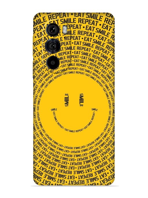 Smiley Embossed Soft Silicone Case for Motorola Edge 30 Pro Zapvi