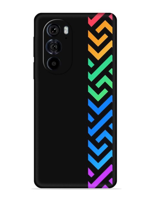 Colorshape Stripes Embossed Soft Silicone Case for Motorola Edge 30 Pro Zapvi