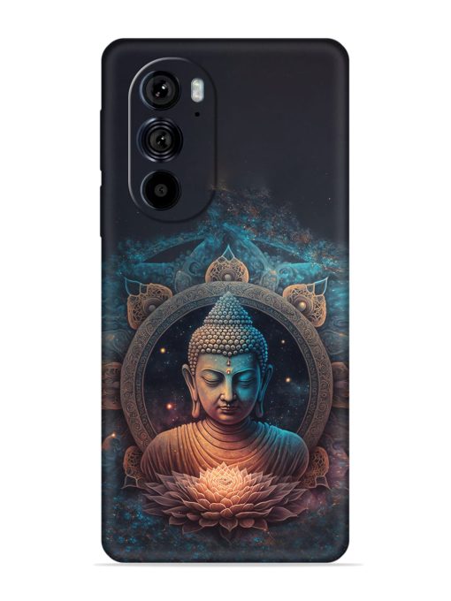 Gautam Buddha Embossed Soft Silicone Case for Motorola Edge 30 Pro Zapvi