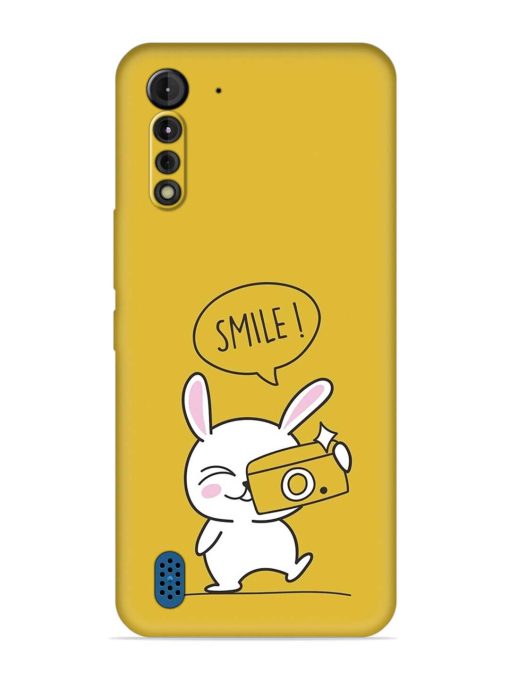 Hey Smile Please Embossed Soft Silicone Case for Motorola G8 Power Lite Zapvi