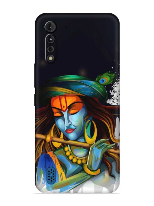 Krishna Art Embossed Soft Silicone Case for Motorola G8 Power Lite Zapvi