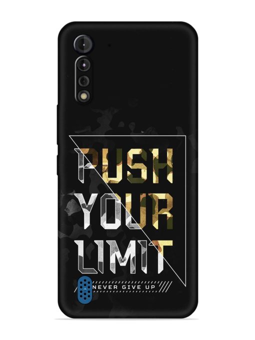 Push Your Limits Embossed Soft Silicone Case for Motorola G8 Power Lite Zapvi