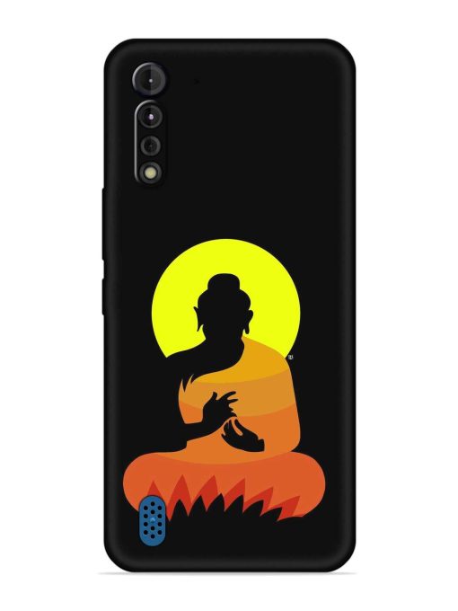 Buddha Art Black Embossed Soft Silicone Case for Motorola G8 Power Lite Zapvi