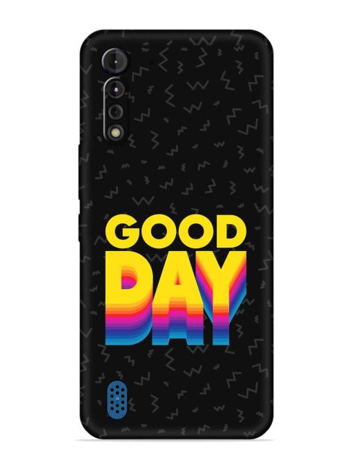 Good Day Embossed Soft Silicone Case for Motorola G8 Power Lite Zapvi