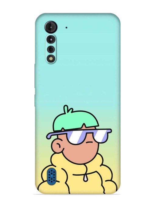 Doodles Cool Character Embossed Soft Silicone Case for Motorola G8 Power Lite Zapvi