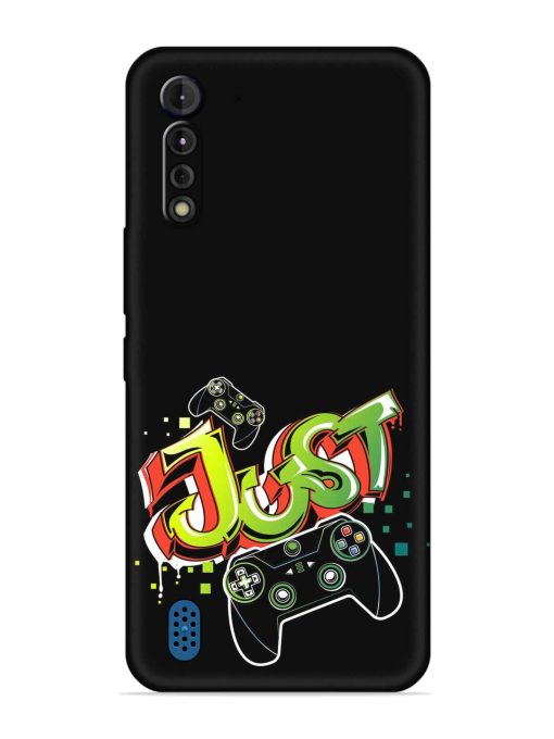 Graffiti Gamepad Illustration Embossed Soft Silicone Case for Motorola G8 Power Lite Zapvi