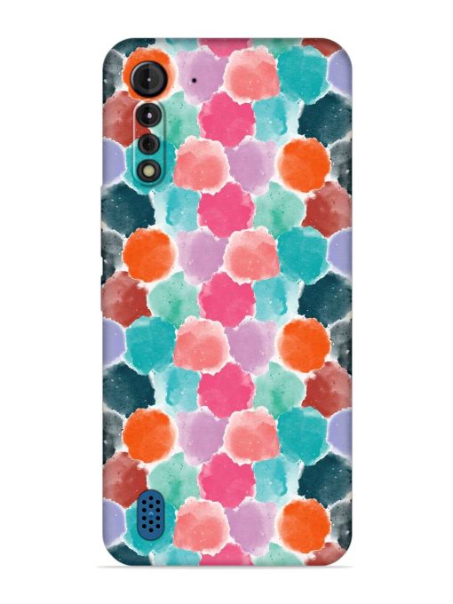 Colorful Seamless Pattern Embossed Soft Silicone Case for Motorola G8 Power Lite